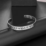 24 Futhark Rune Cuff Bracelet cuff bracelet Viking Warriors