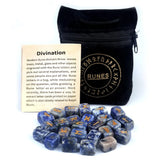 25Pcs Natural Stone Crystal Runes Hobbies & Creative Arts Viking Warriors