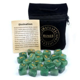 25Pcs Natural Stone Crystal Runes Hobbies & Creative Arts Viking Warriors