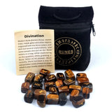 25Pcs Natural Stone Crystal Runes Hobbies & Creative Arts Viking Warriors