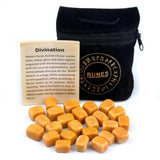 25Pcs Natural Stone Crystal Runes Hobbies & Creative Arts Viking Warriors