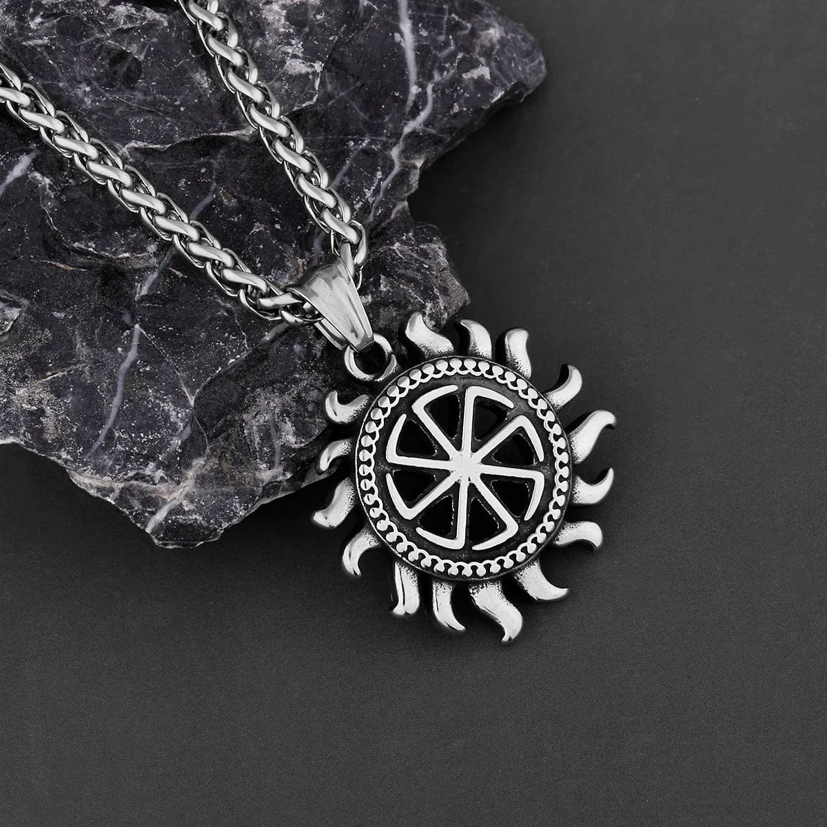 Sunwheel pendant deals