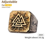 925 Silver Viking Valknut Ring ring Viking Warriors