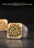 925 Silver Viking Valknut Ring ring Viking Warriors