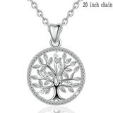 925 Sterling Silver Tree of Life Necklace Necklaces Viking Warriors