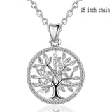 925 Sterling Silver Tree of Life Necklace Necklaces Viking Warriors
