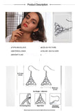 925 Sterling Silver Trinity Knot Earrings Earrings Viking Warriors