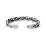 925 Sterling Silver Twisted Woven Bracelet Bracelets Viking Warriors