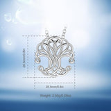 925 Sterling Silver Yggdrasil Tree of life Necklace Necklaces Viking Warriors