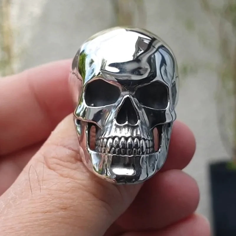Ghost Head Skull Ring | Viking Warriors