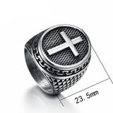 Knight Templar Crusaders Cross Ring