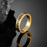 Antique Triangles pattern Nordic Ring Rings Viking Warriors