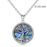 Aurora borealis Tree of Life Necklace Necklaces Viking Warriors