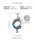 Austrian Crystal Viking Dragon Necklace Necklaces Viking Warriors