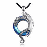 Austrian Crystal Viking Dragon Necklace Necklaces Viking Warriors