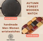 Autumn Forest Men - Women Wood Wristwatches Watches Viking Warriors