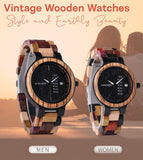 Autumn Forest Men - Women Wood Wristwatches Watches Viking Warriors