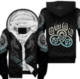 Bear Claw Viking Winter Jacket hoodie jacket Viking Warriors