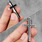 Black Cross Necklace Black Cross Necklace Viking Warriors
