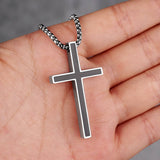 Black Cross Necklace Black Cross Necklace Viking Warriors