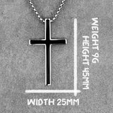 Black Cross Necklace Black Cross Necklace Viking Warriors