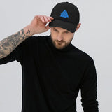 Blue Valknut Distressed Dad Hat Hats Viking Warriors