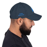 Blue Valknut Distressed Dad Hat Hats Viking Warriors