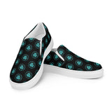 Blue Valknut Men’s slip-on canvas shoes Shoes Viking Warriors
