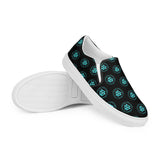 Blue Valknut Men’s slip-on canvas shoes Shoes Viking Warriors
