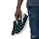 Blue Valknut Men’s slip-on canvas shoes Shoes Viking Warriors