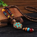 Buddhist Beads Necklace Viking Warriors