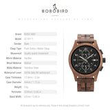 Business Quartz Wooden Watches Watches Viking Warriors