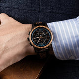 Business Quartz Wooden Watches Watches Viking Warriors