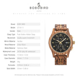 Business Quartz Wooden Watches Watches Viking Warriors