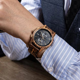 Business Quartz Wooden Watches Watches Viking Warriors