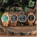 Business Quartz Wooden Watches Watches Viking Warriors