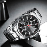 Business Stainless Steel Chronograph Watch Viking Warriors