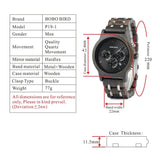 Business Wooden Watch watch Viking Warriors