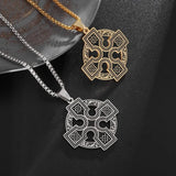 Celtic Knot Irish Cross Necklace necklace Viking Warriors