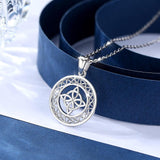 Celtic Knot Sterling Silver Necklace Necklaces Viking Warriors