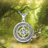 Celtic Knot Sterling Silver Necklace Necklaces Viking Warriors