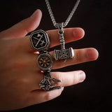 Celtic Knot Thor's Hammer Pendant Necklaces Viking Warriors