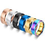 Classic 8mm Tungsten Brushed Couples Ring Rings Viking Warriors