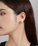 Colorful Tree of Life 925 Sterling Silver Stud Earrings tree of life earrings Viking Warriors