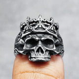 Dark King Skull Ring ring Viking Warriors