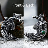 Dragon Moon Necklace Necklace Viking Warriors