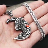 Dragon Moon Necklace Necklace Viking Warriors