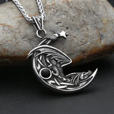 Dragon Moon Necklace Necklace Viking Warriors