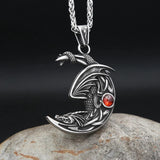 Dragon Moon Necklace Necklace Viking Warriors