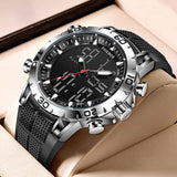 Dual Display Military Chronograph Watch Viking Warriors
